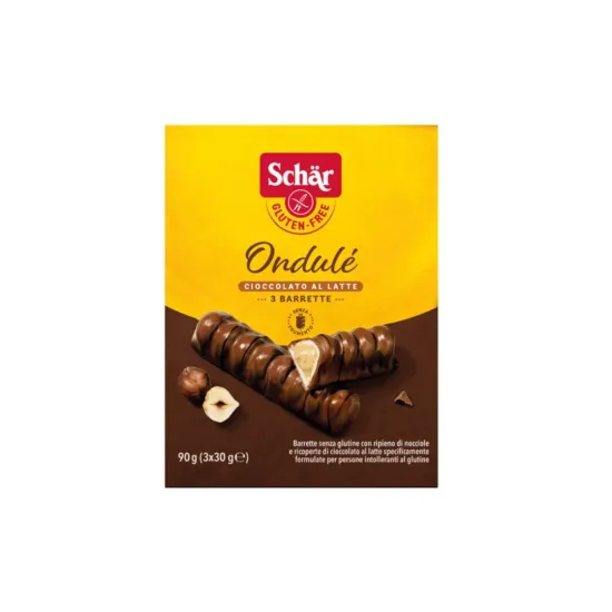 Μπάρα/Γκοφρέτα με γέμιση φουντούκι και επικάλυψη σοκολάτας "Ondule"