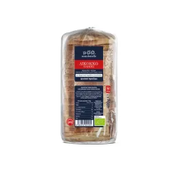 Ψωμί με δίκοκκο σιτάρι ολικής σε φέτες