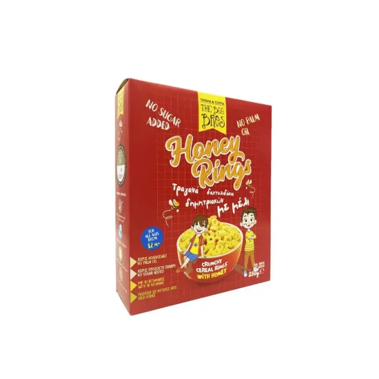 Τραγανά δακτυλιδάκια Δημητριακών με μέλι