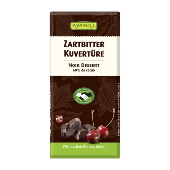 Κουβερτούρα μαύρη