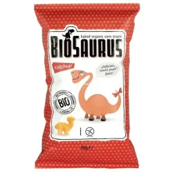 Σνακ Καλαμποκιού Δεινόσαυρος με άρτυμα Κέτσαπ 