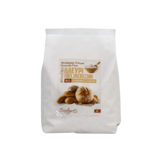 Αλεύρι δίκοκκου σίτου ολικής άλεσης