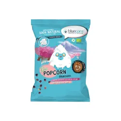 Ποπ Κορν από μπλε καλαμπόκι  με παρθένο λάδι καρύδας ψυχρής έκθλιψης και αλάτι  Ιμαλαΐων