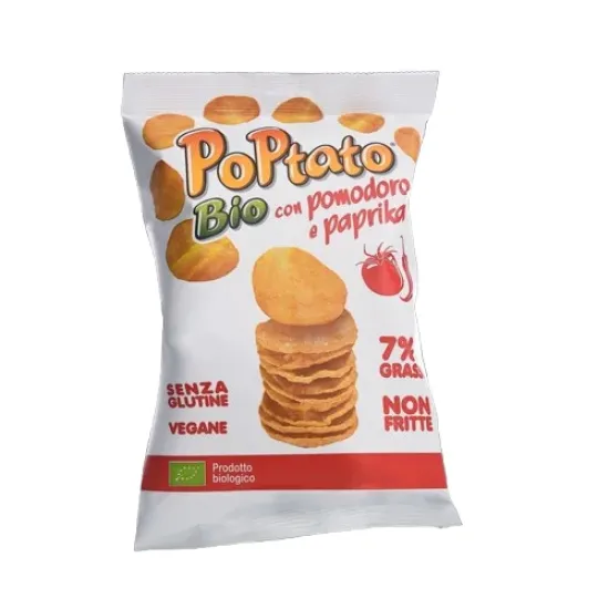 Τσιπς με Γεύση Τομάτας-Πάπρικα χωρίς Τηγάνισμα